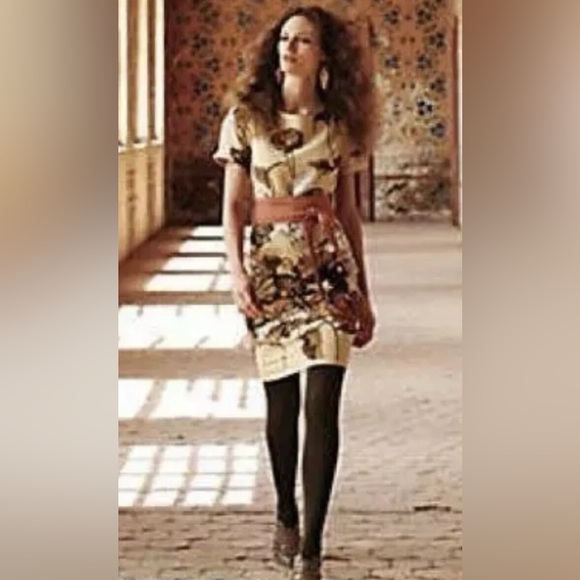 Anthropologie Floreat Snowy Egret Dress - Picture 4 of 11